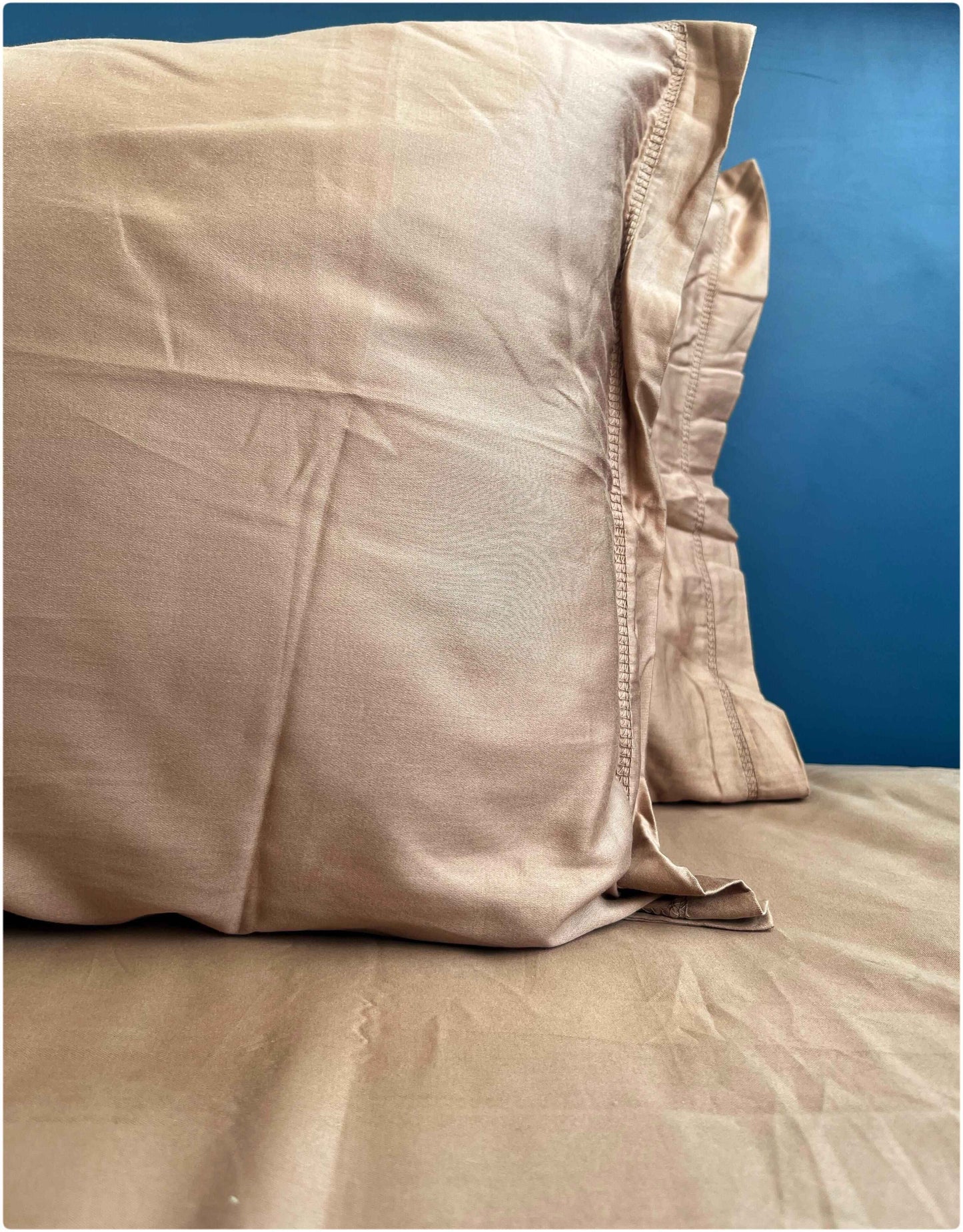 Solid Desert Brown – 300 TC Premium Bed Sheet