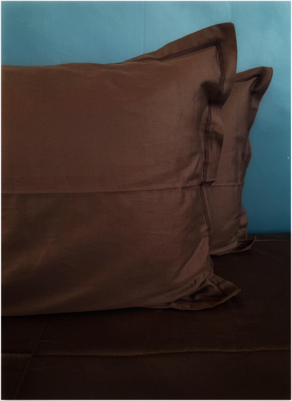 Decaso Solids Bedsheets - Chocolate