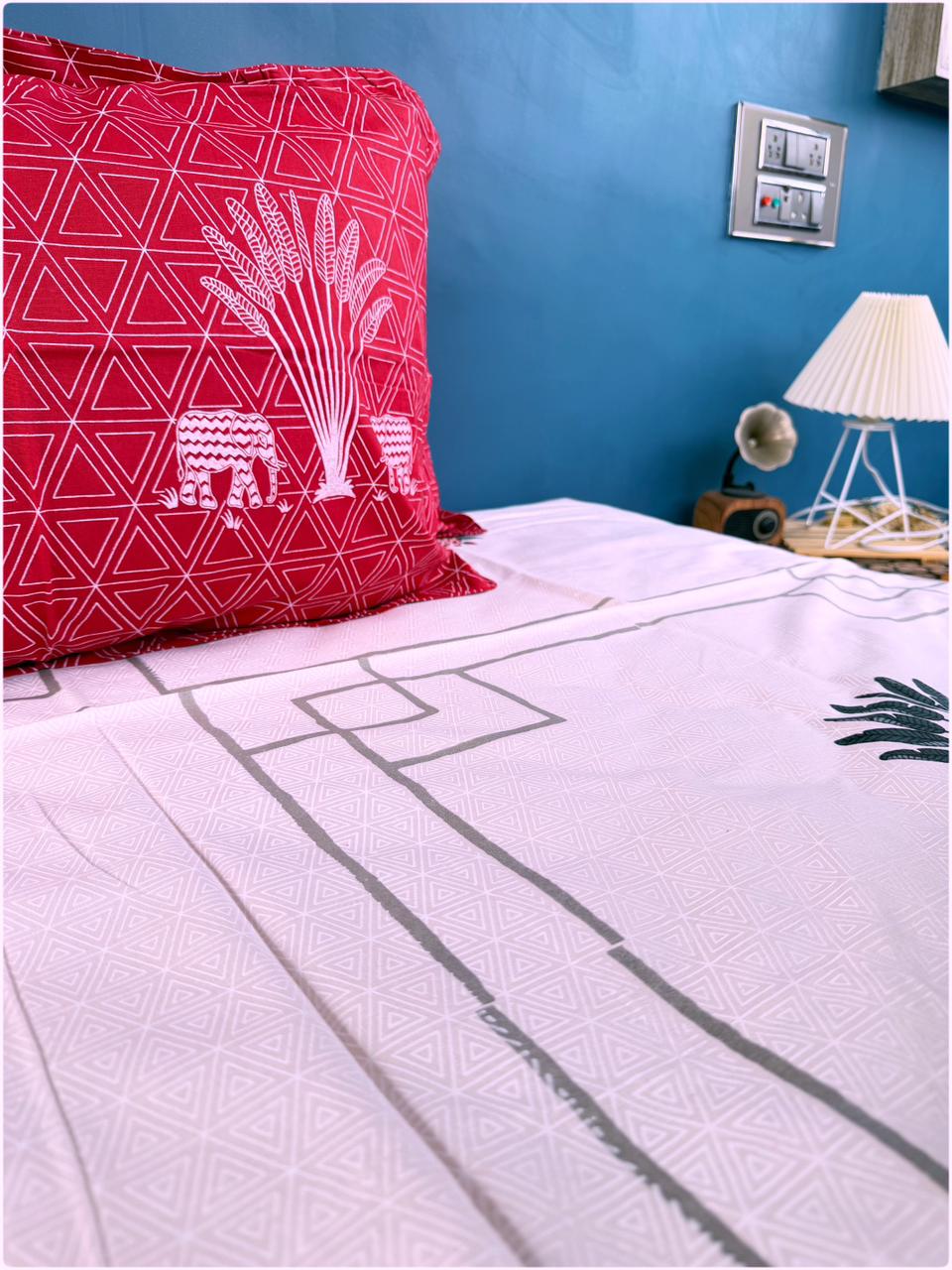 Decaso Ethnic - Baby Pink & Rani