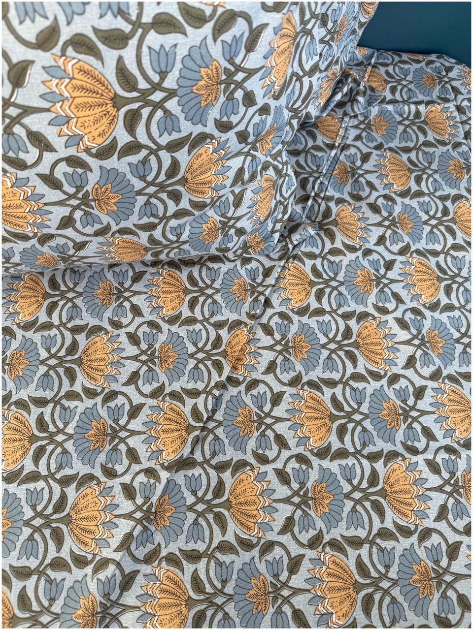 Decaso Floral - Aqua