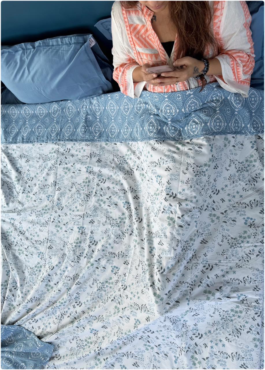 Decaso Dohars - Cool Blue & White