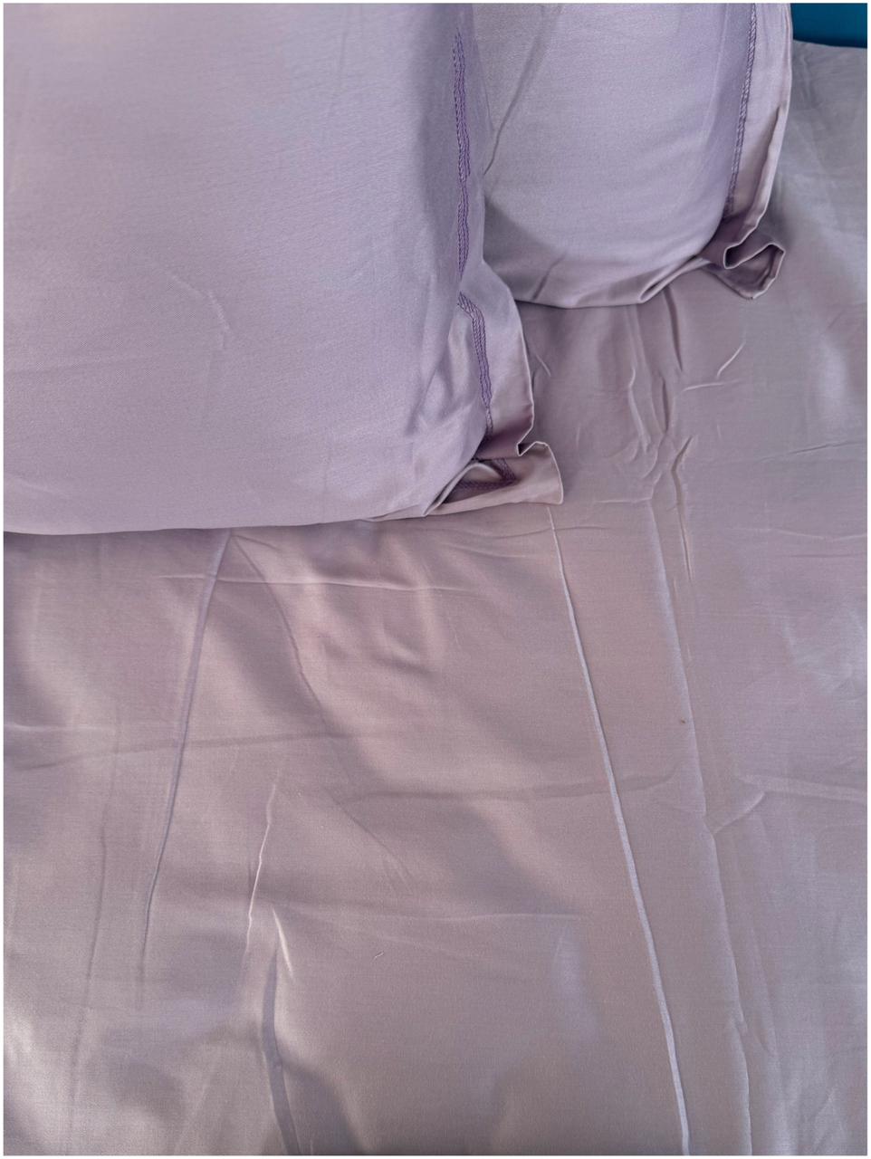 Decaso Solids Bedsheets - Lavender