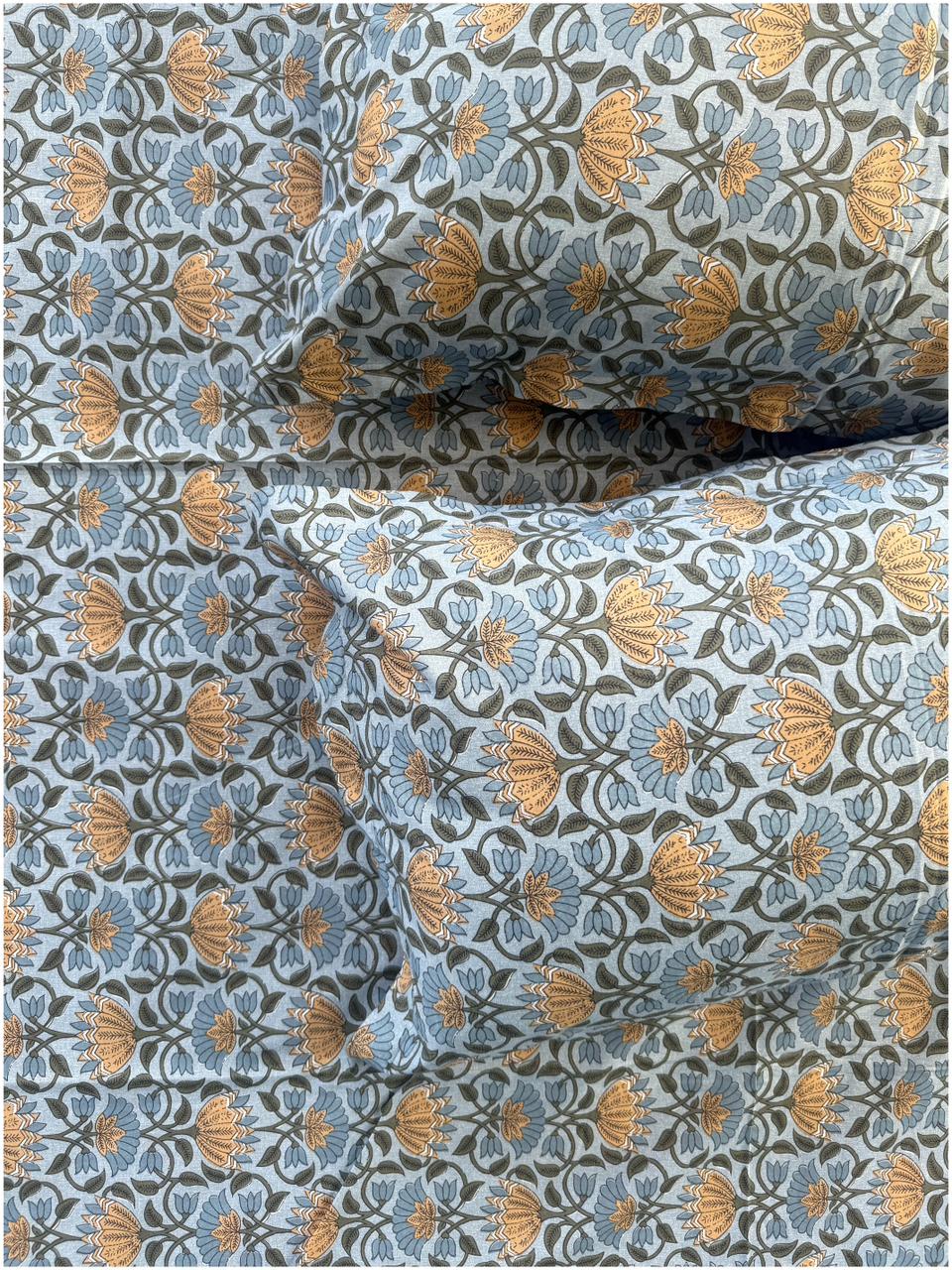 Decaso Floral - Aqua