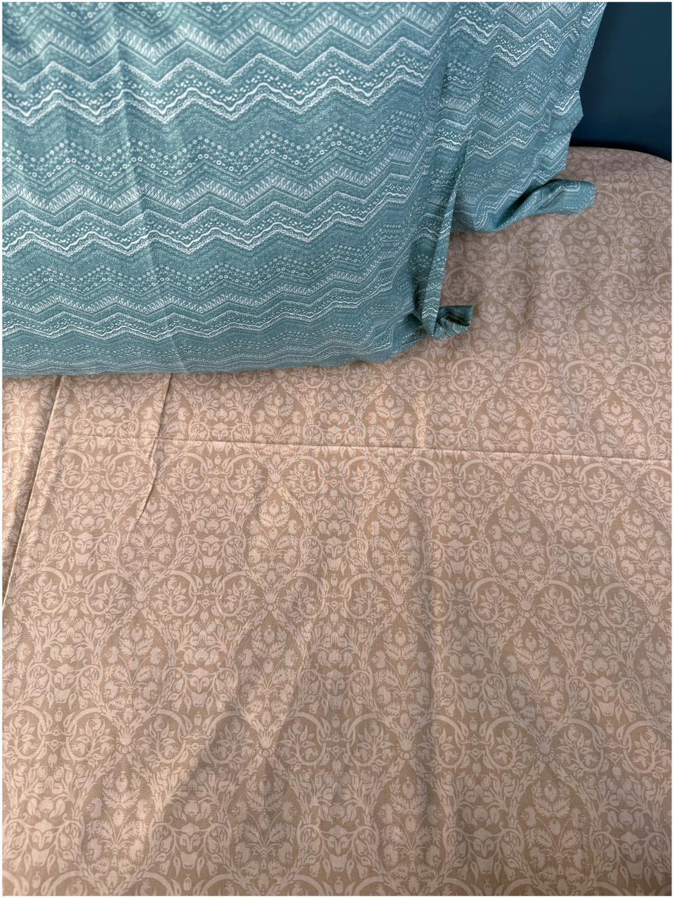 Decaso Ethnic - Beige & Turquoise