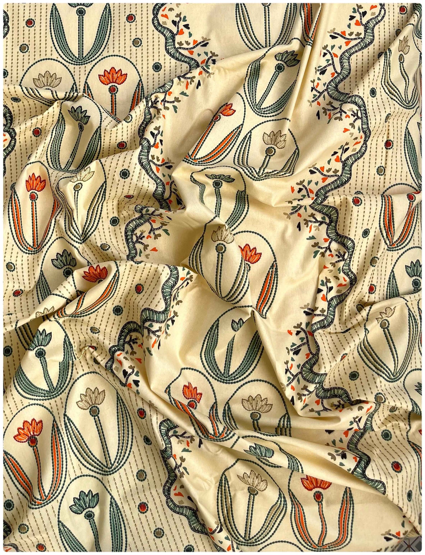 Decaso Ethnic - Dull Green 1