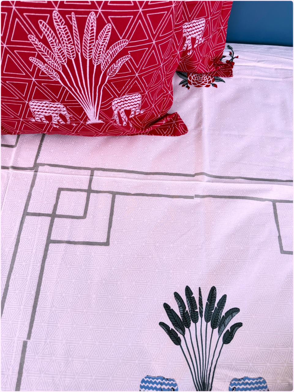 Decaso Ethnic - Baby Pink & Rani