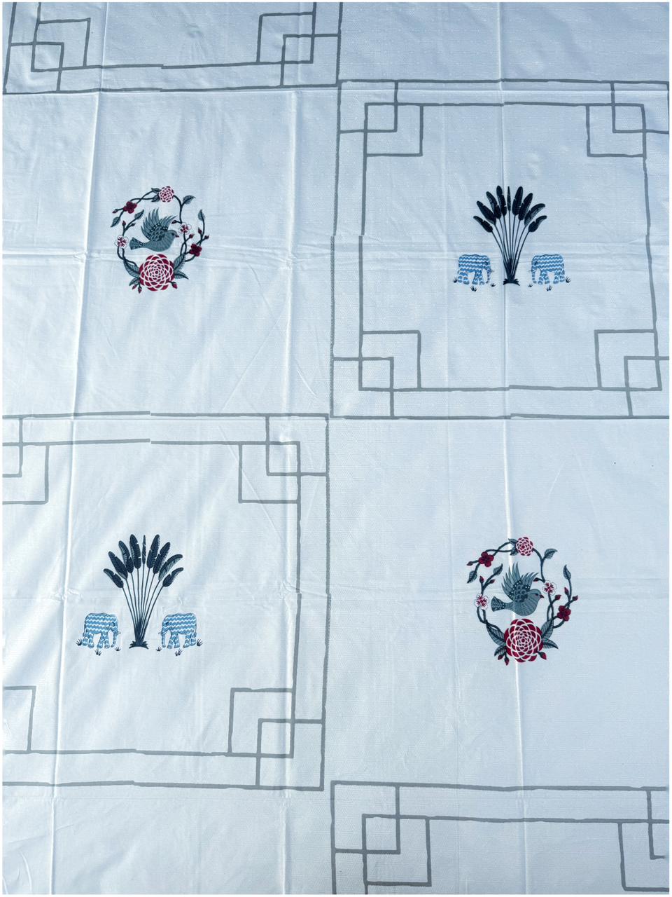 Decaso Ethnic - White & D.Grey