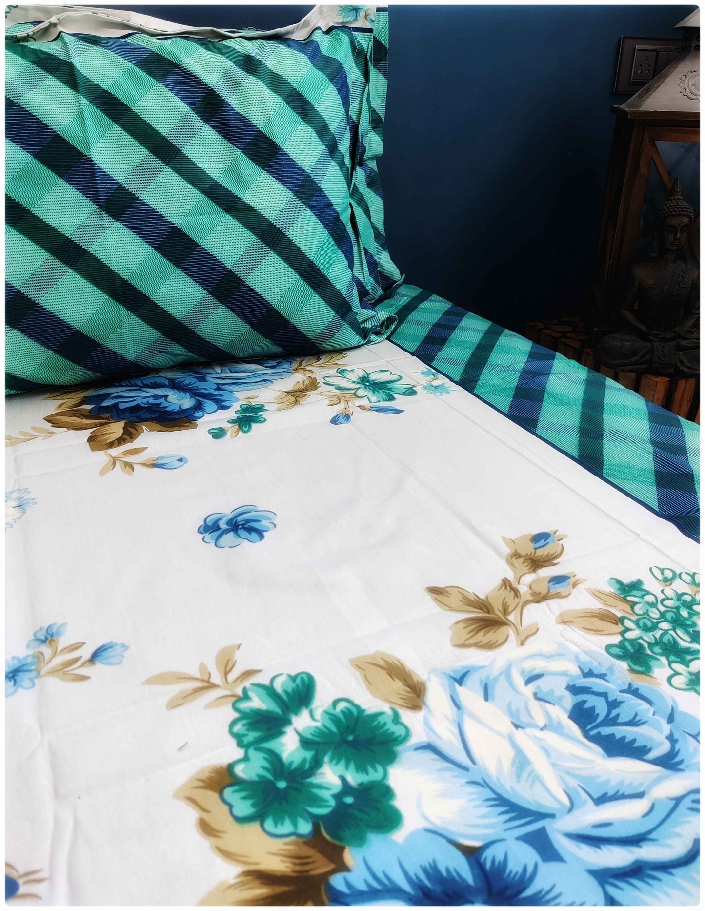 Decaso Florals - Blue & Green