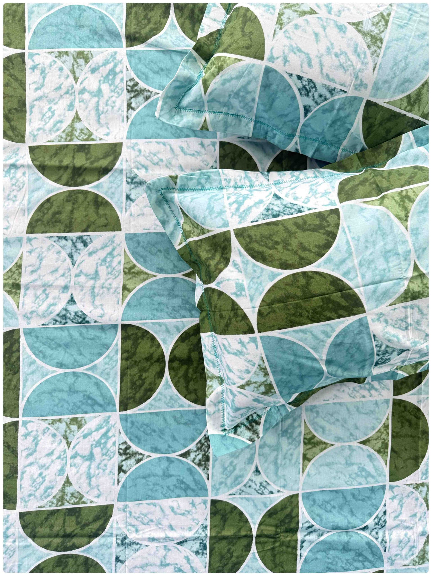 Decaso Semi - Aqua & Green