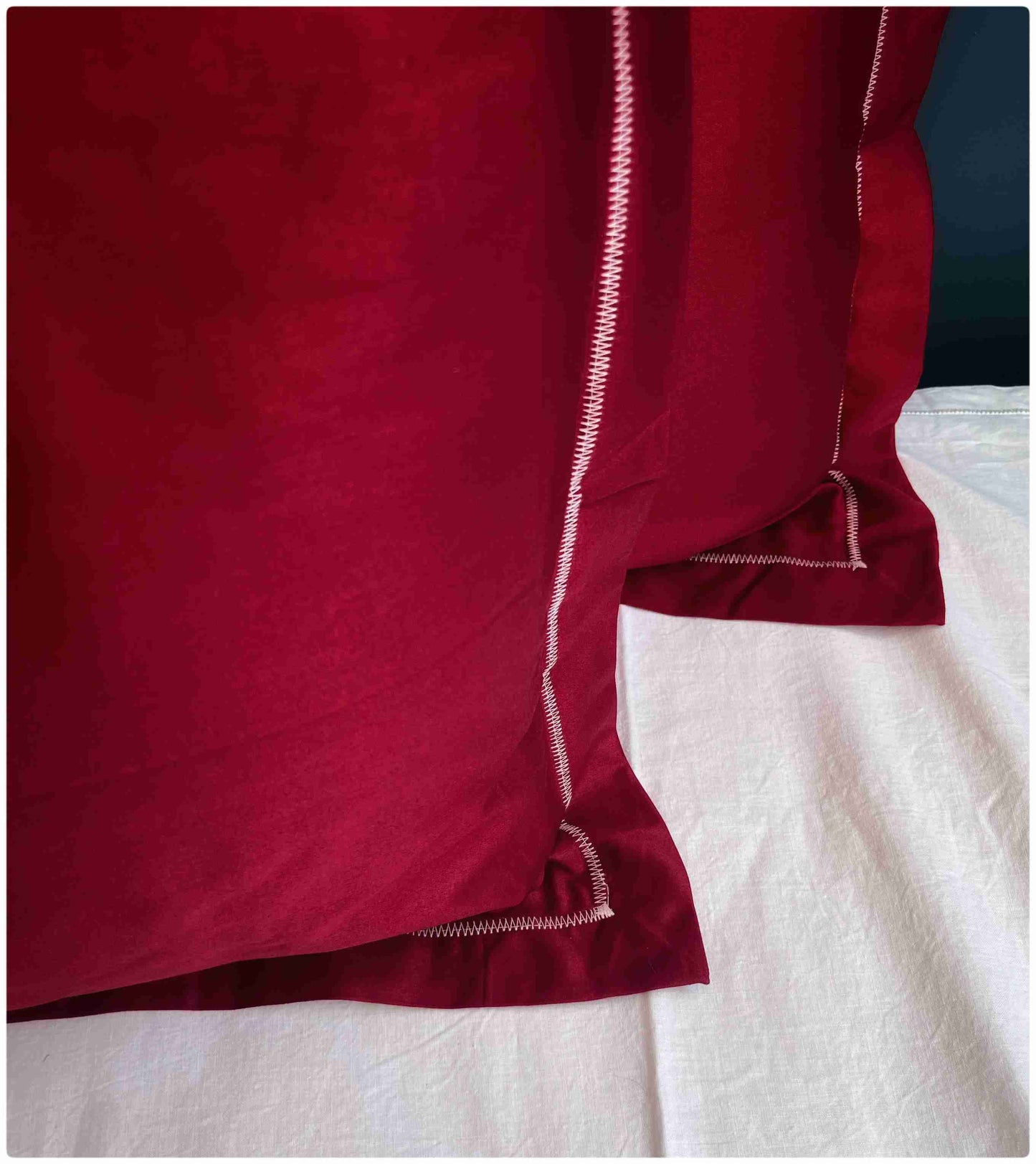 DECASO Pillow Covers - Maroon