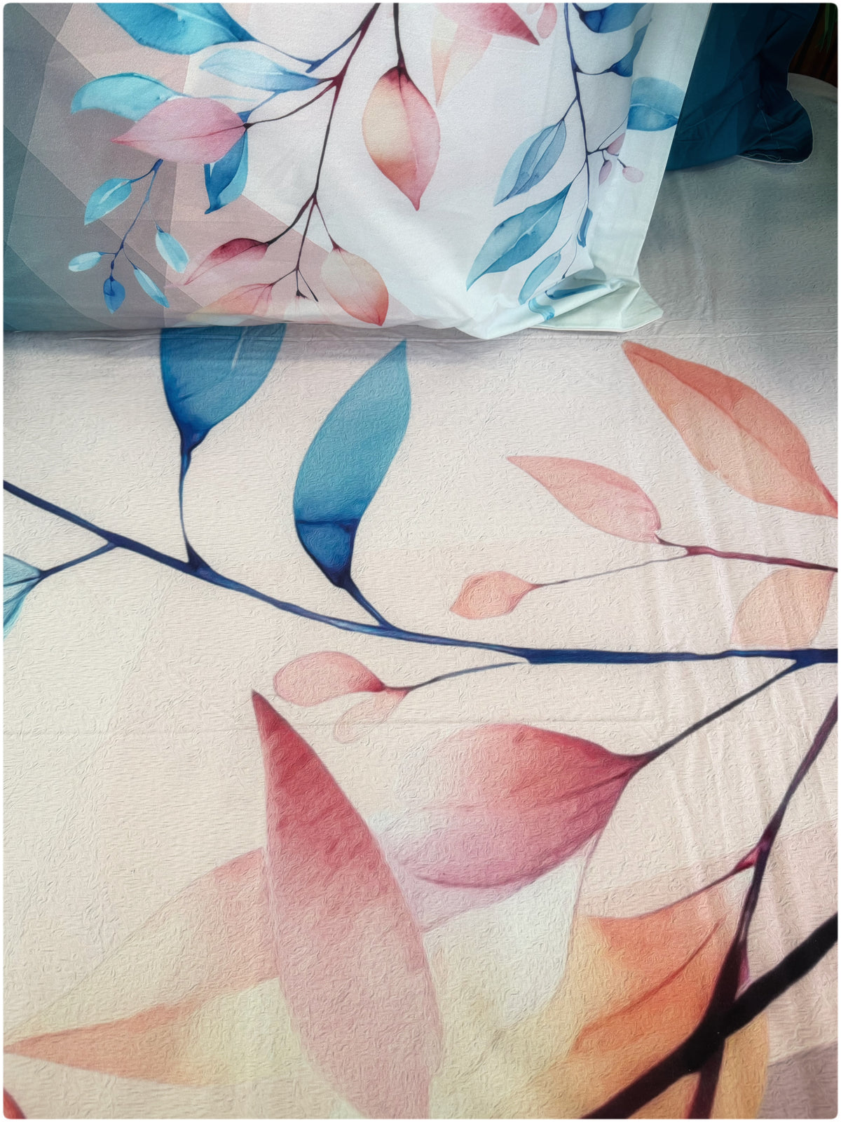 Multicolor Floral Super King Bedsheet