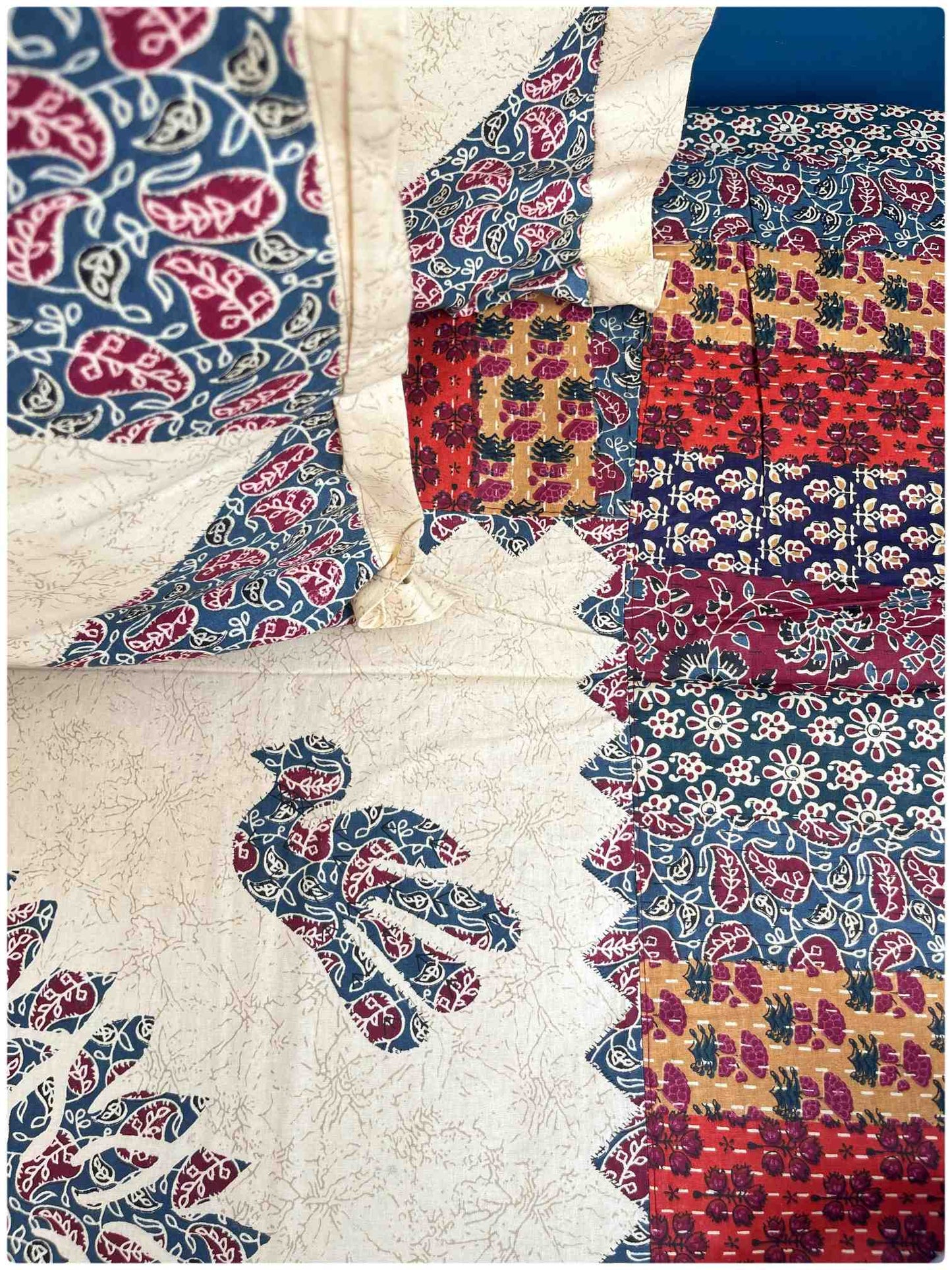 Decaso Ethnic - Marine & Maroon