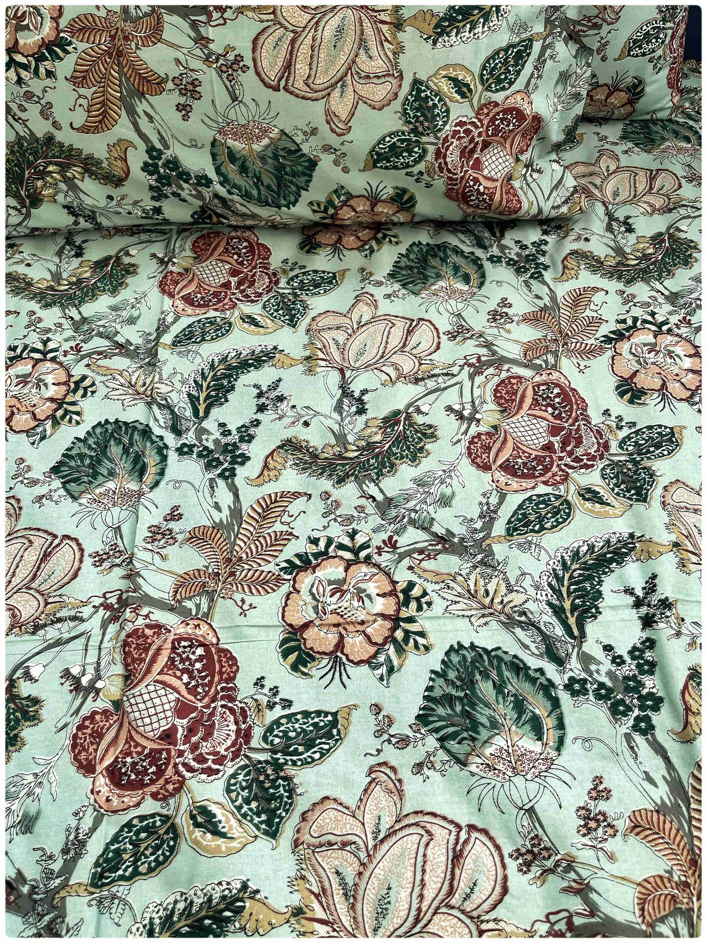 Decaso Florals - Mint & Dusty Rose