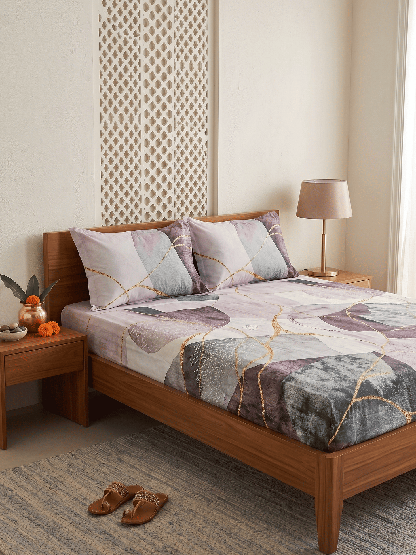 Digital Wine Luxe – Luxury Bed Sheet 300 TC