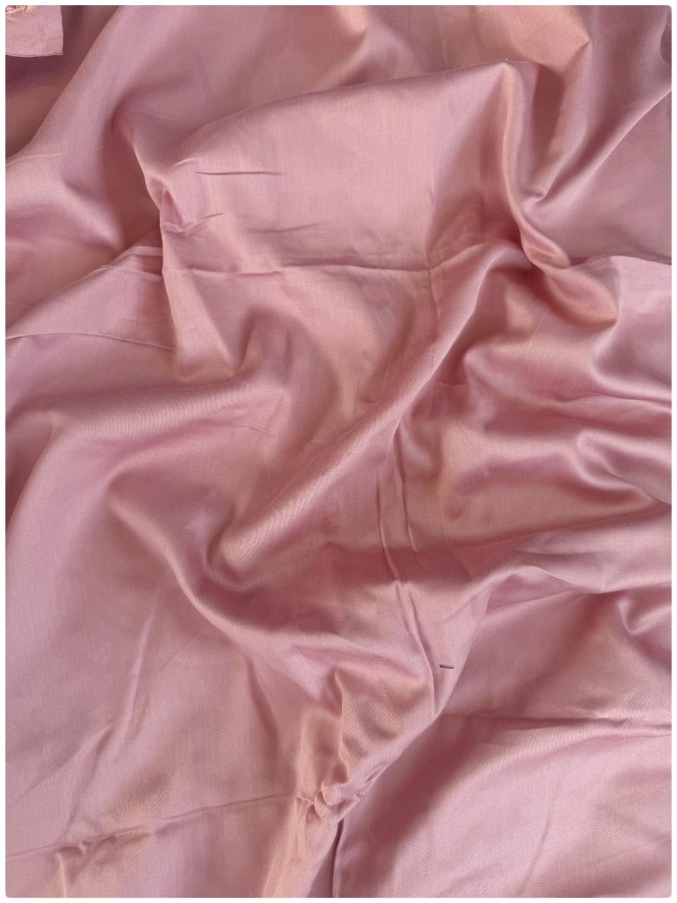Decaso Solids Bedsheets - Flamingo Pink