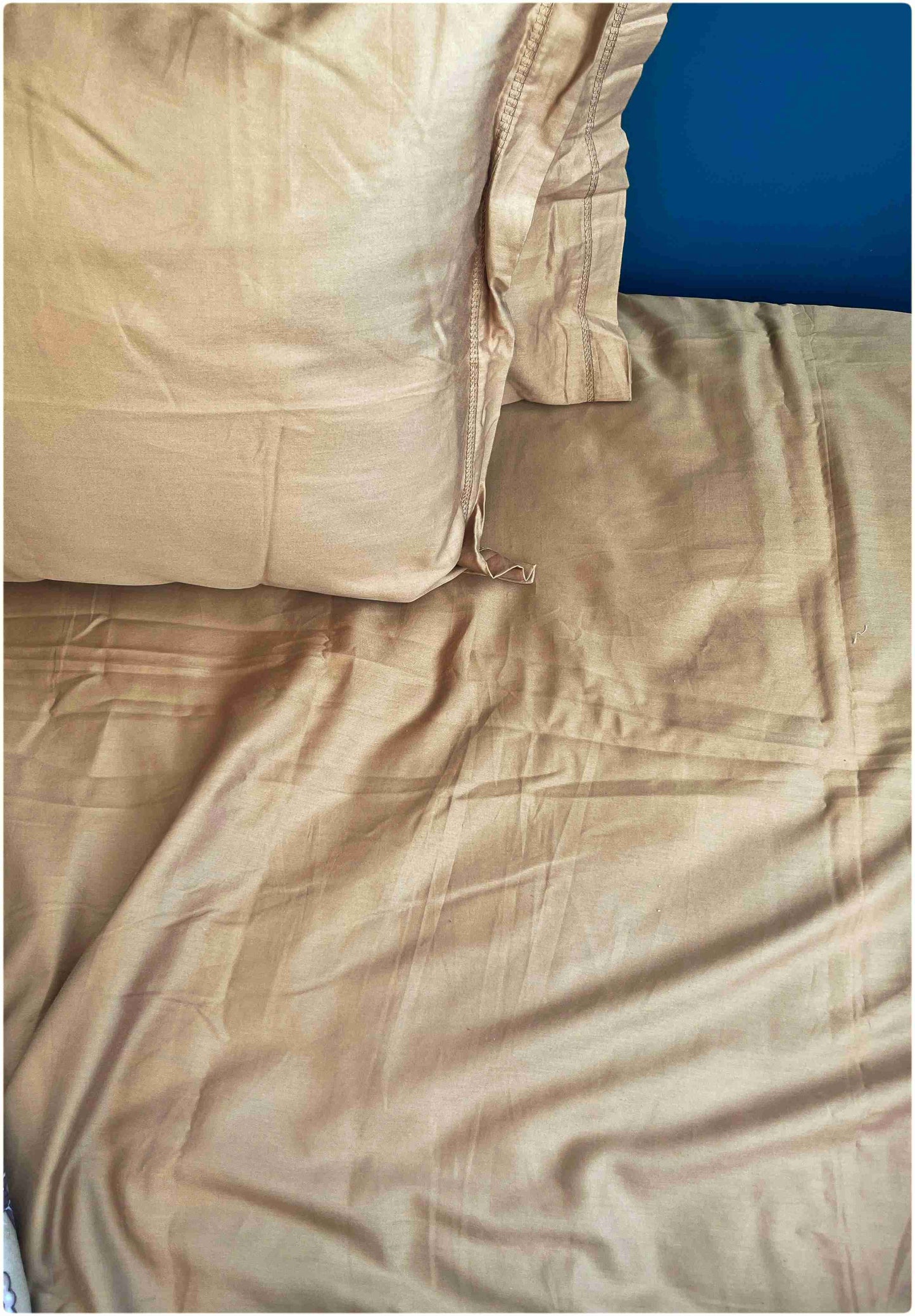Solid Desert Brown – 300 TC Premium Bed Sheet