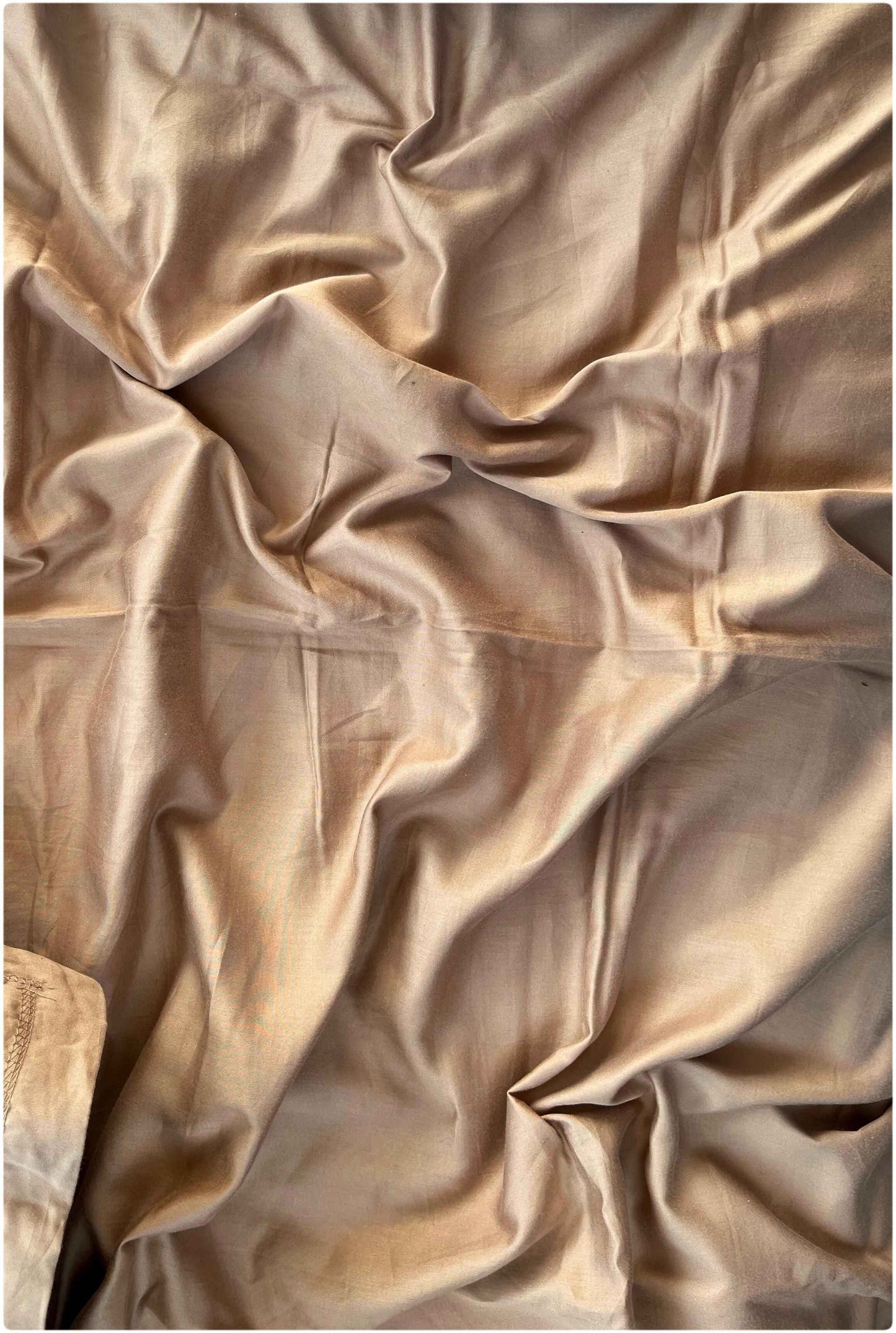 Solid Desert Brown – 300 TC Premium Bed Sheet