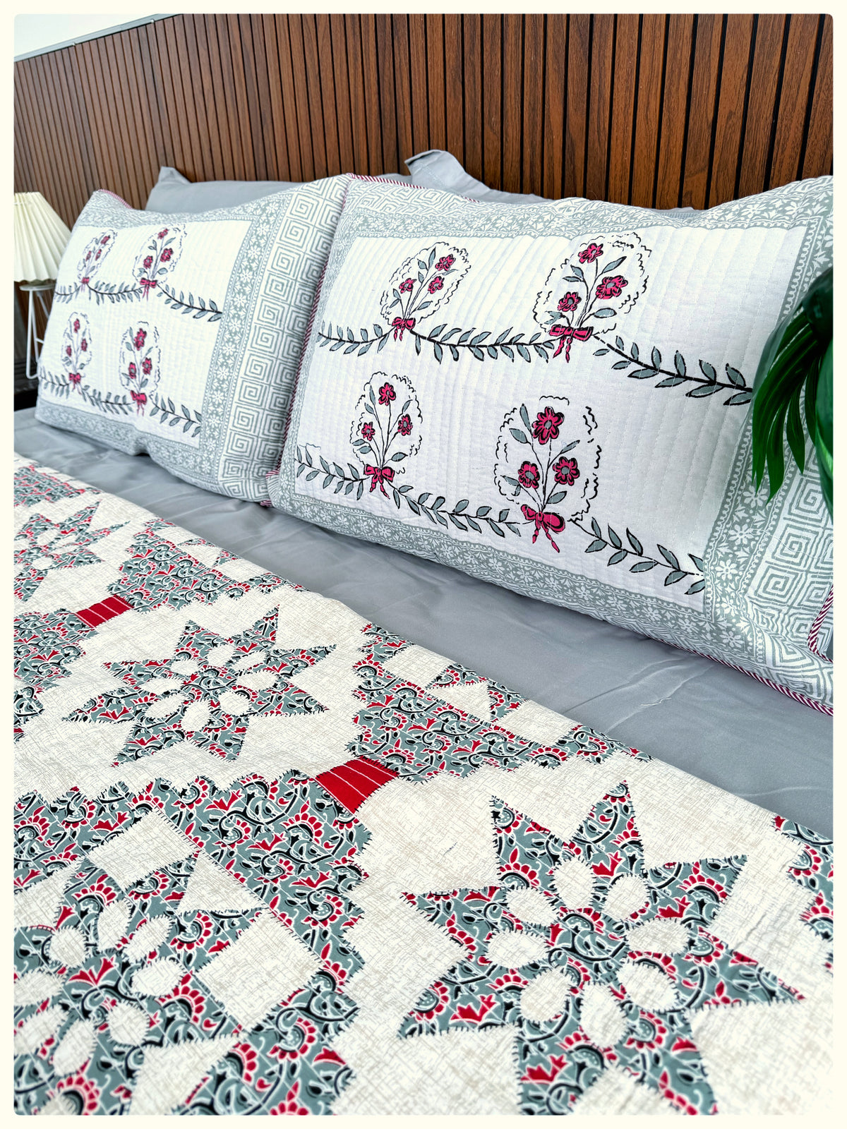 Blush Garden Queen Bedcover