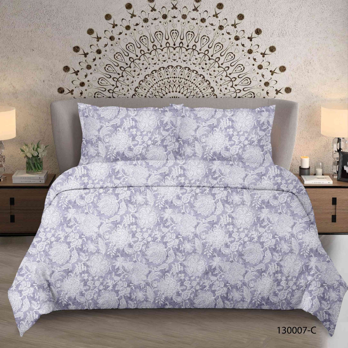 Decaso Floral - Grey