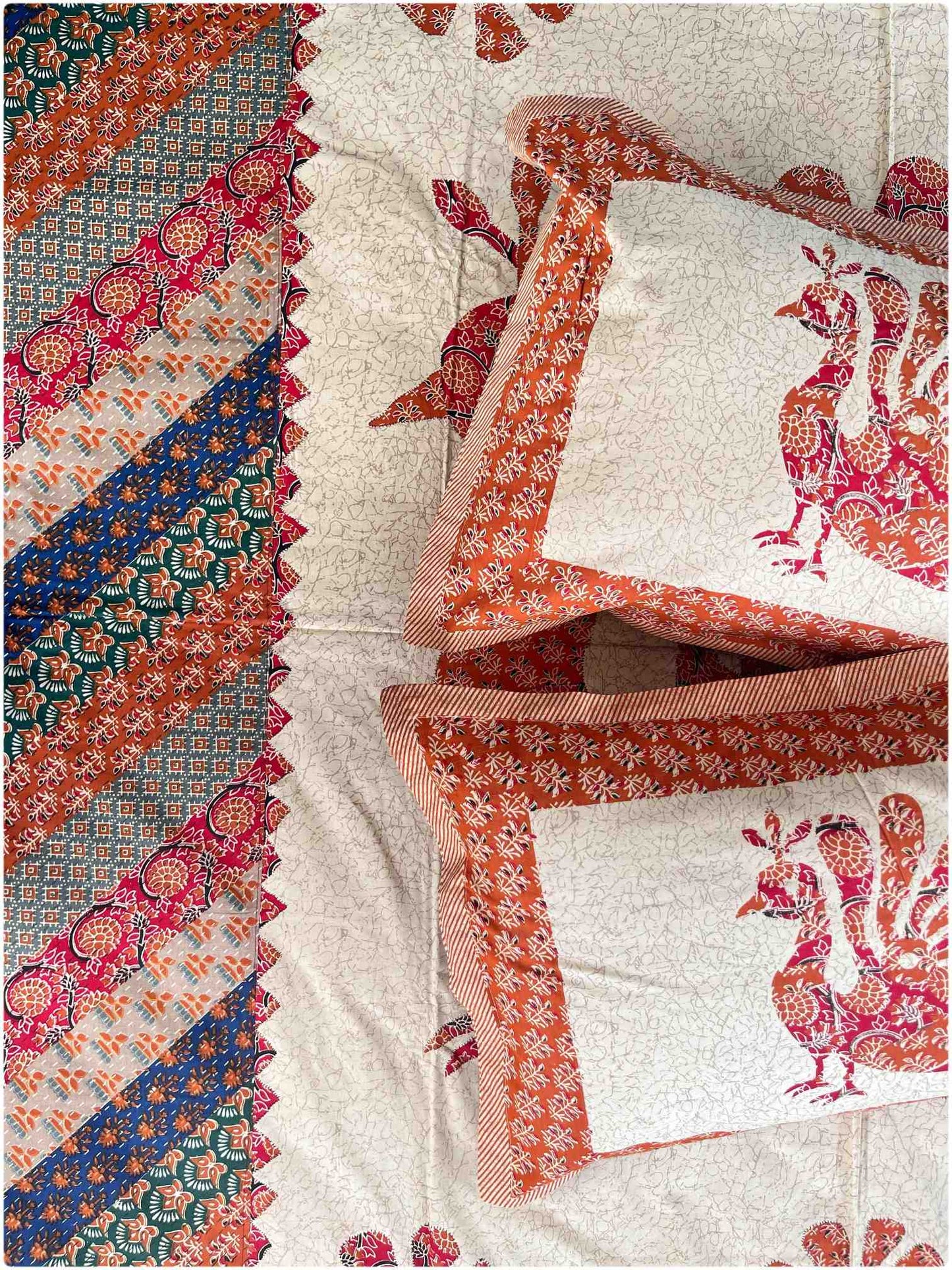 Decaso Ethnic - Maroon & Mustard