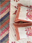 Decaso Ethnic - Maroon & Mustard