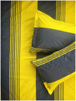 Decaso Abstract - Lime & Grey