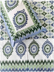 Decaso Ethnic - Blue & Olive