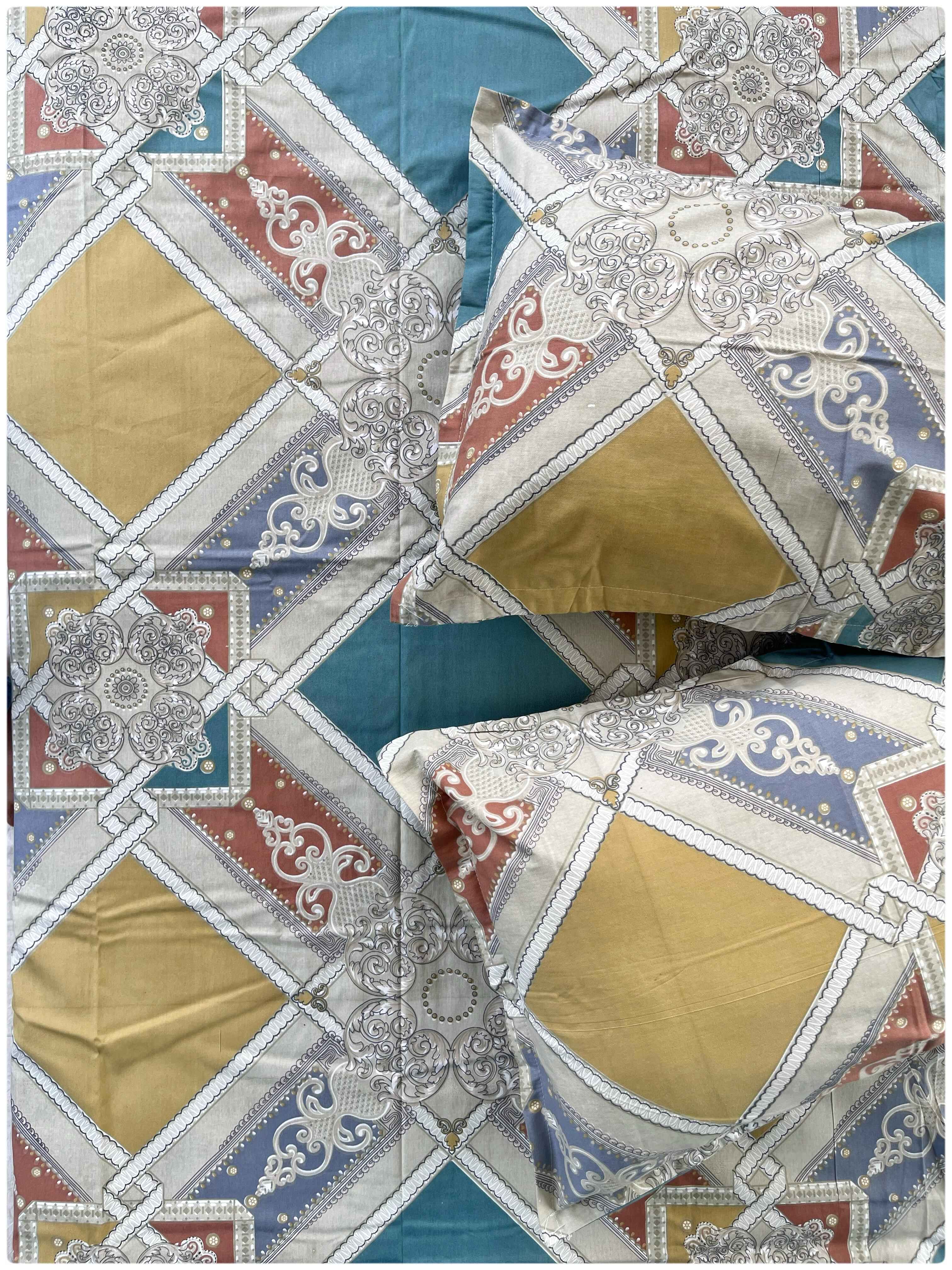 Decaso Abstract - Beige Multicolor