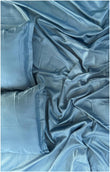 Decaso Solids Bedsheets - Denim Blue