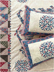 Decaso Ethnic - Indigo & Maroon