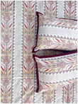 Decaso Embroidery Print - Maroon 2