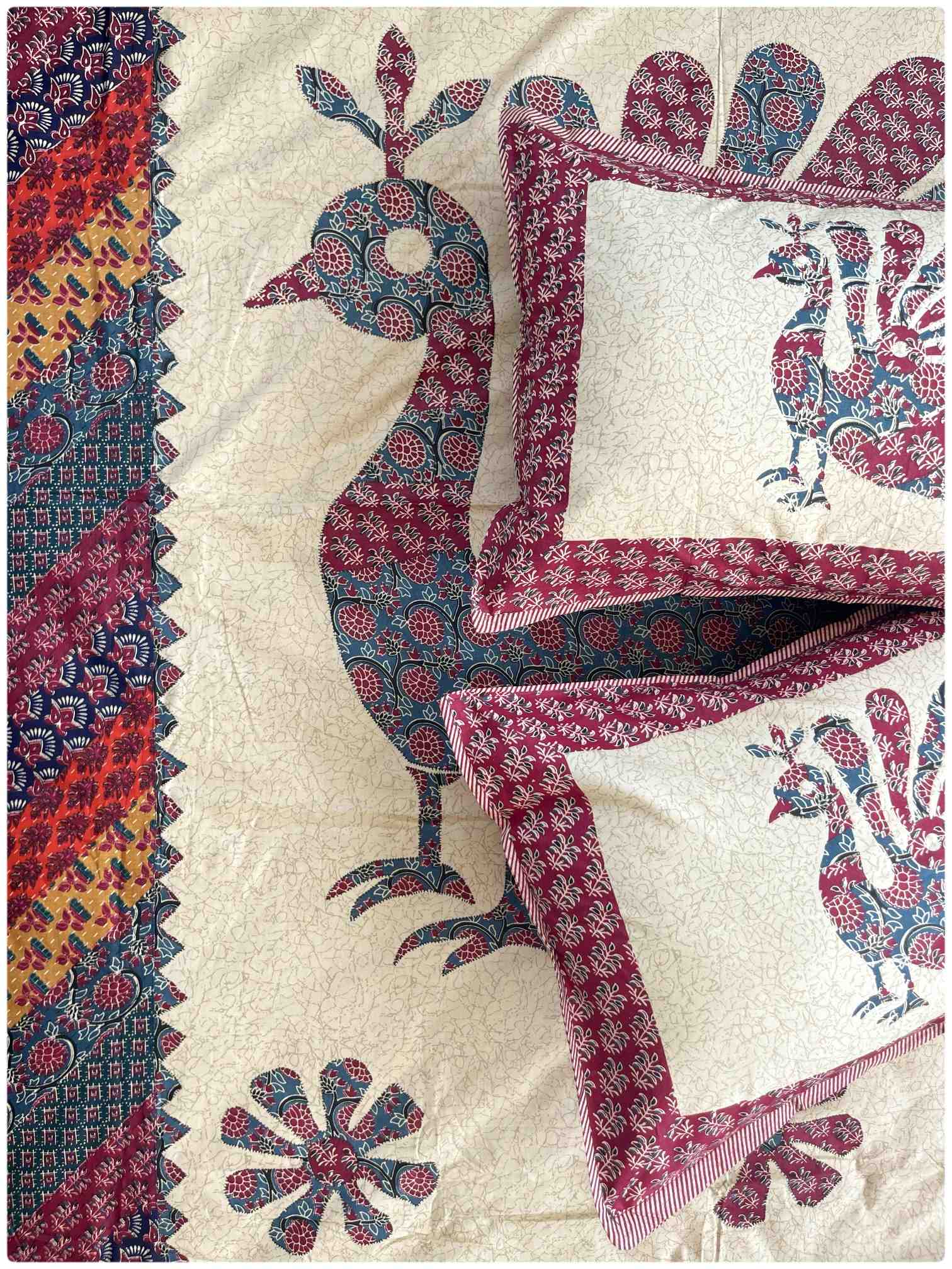 Decaso Ethnic - Navy & Maroon