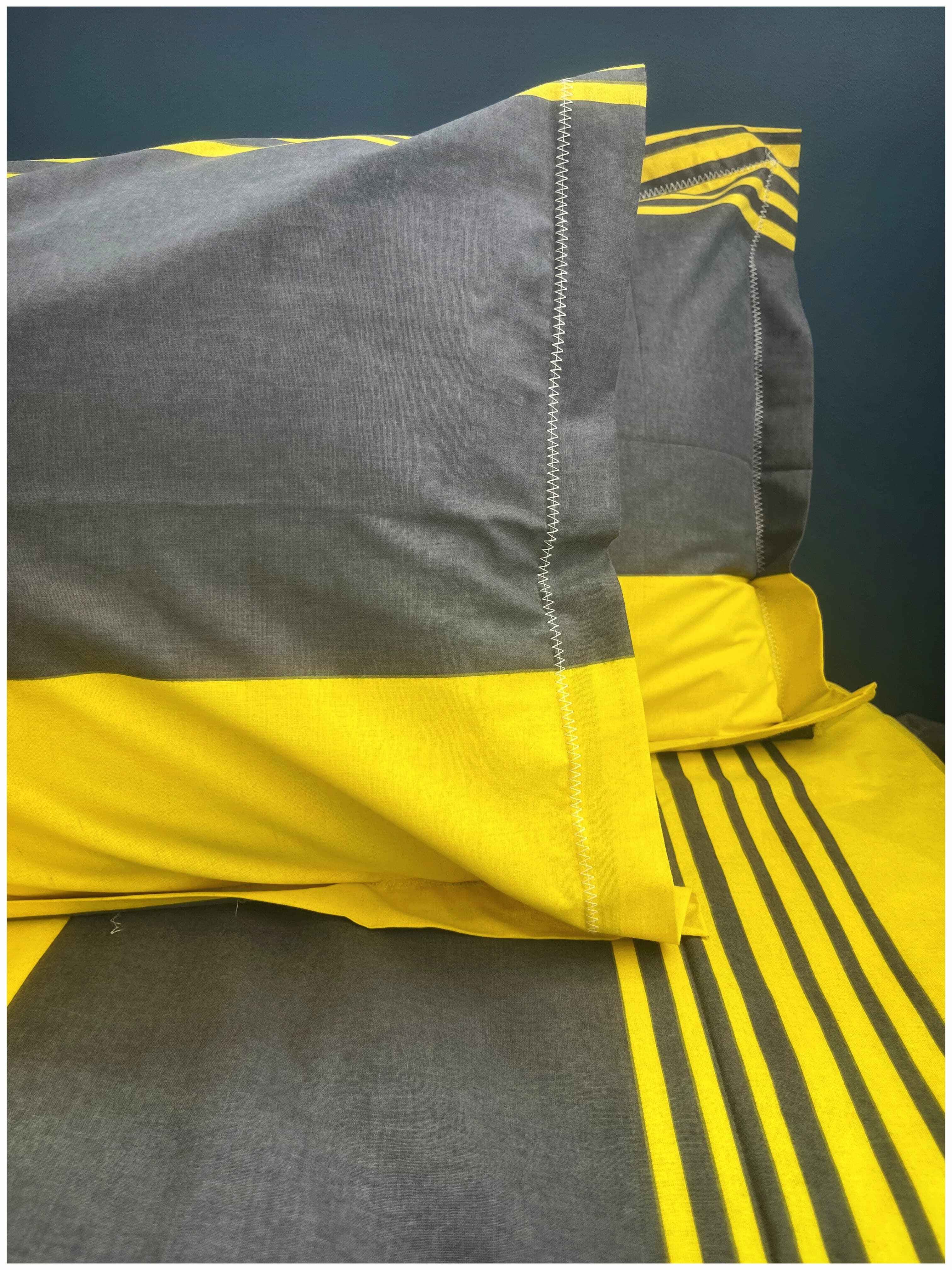 Decaso Abstract - Lime & Grey