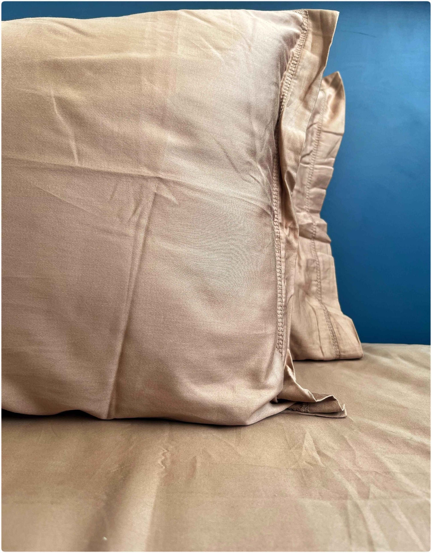 Decaso Solids Bedsheets - Desert Brown