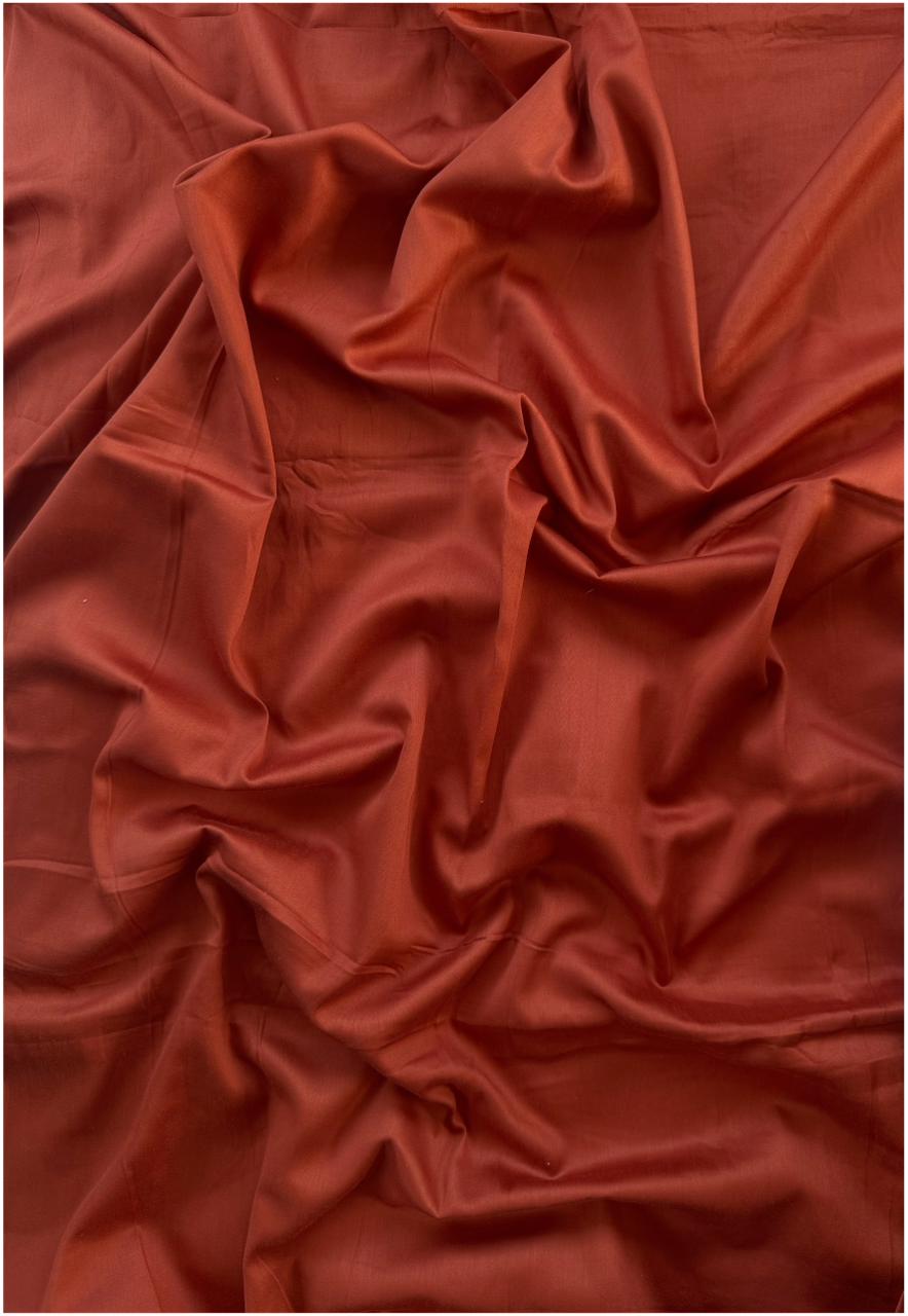 Decaso Solids Bedsheets - Burnt Orange