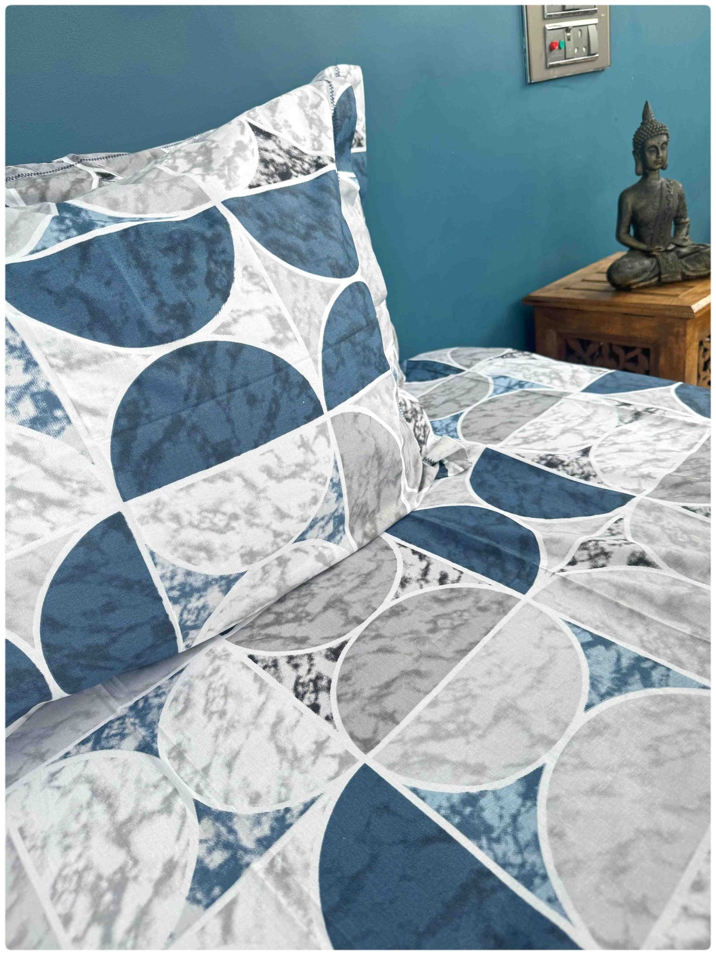 Decaso Semi - Grey & Teal