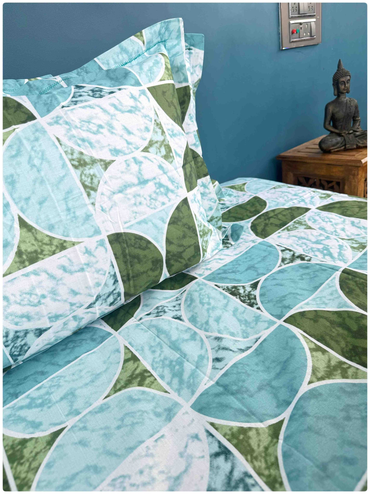 Decaso Semi - Aqua & Green
