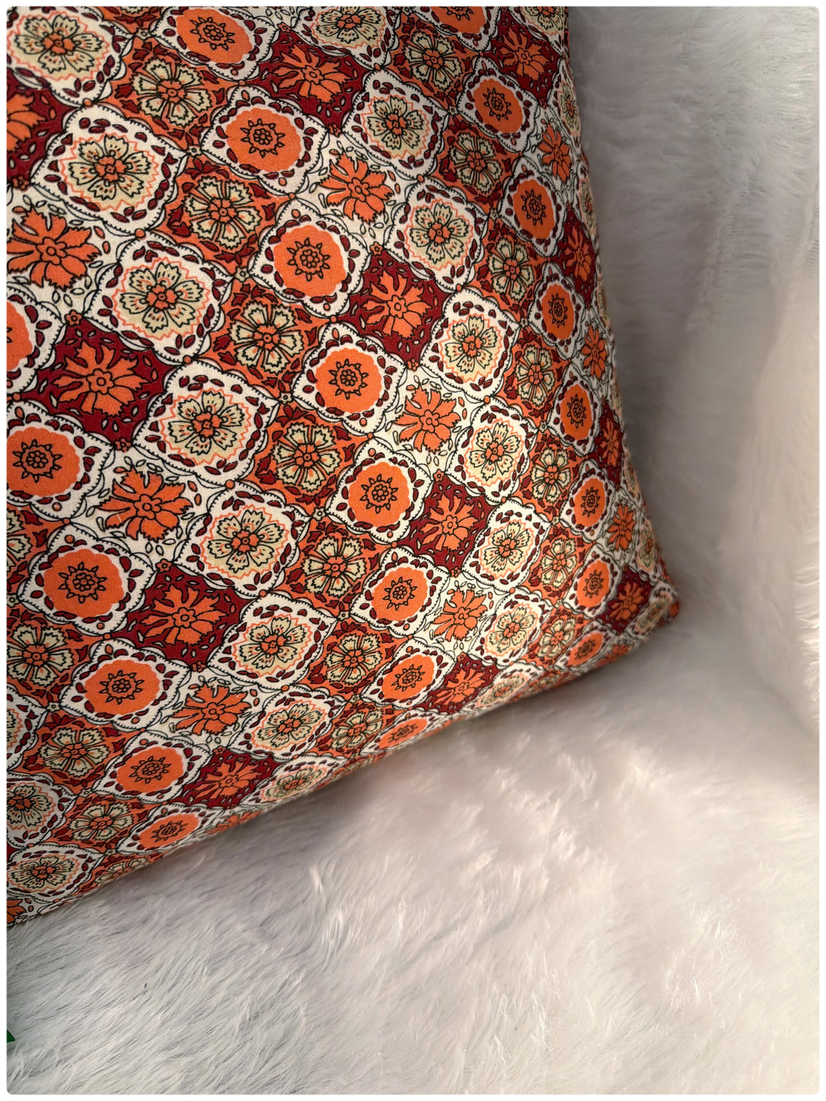 Multicolor Quilted Cushion Cover