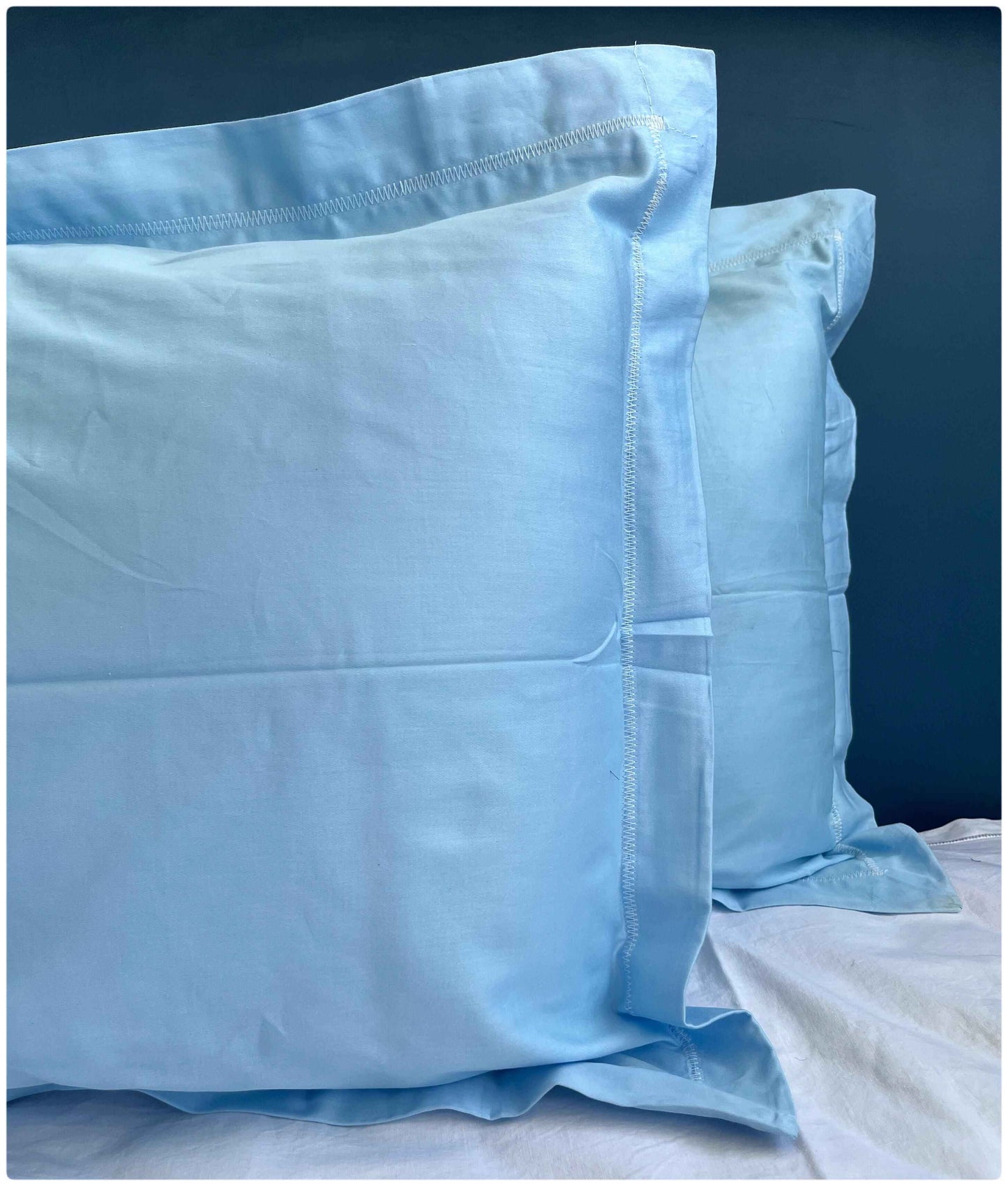 DECASO Pillow Covers - Sky Blue