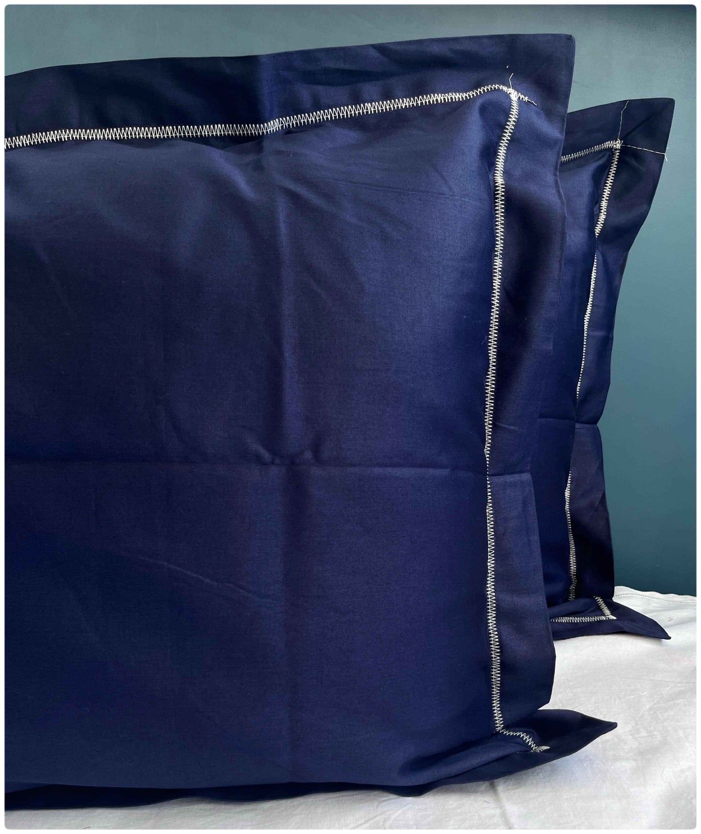 DECASO Pillow Covers - Navy