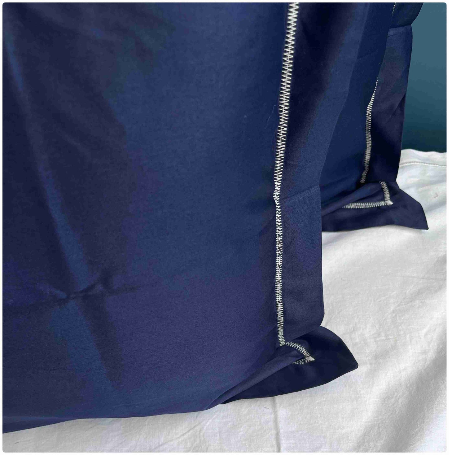 DECASO Pillow Covers - Navy