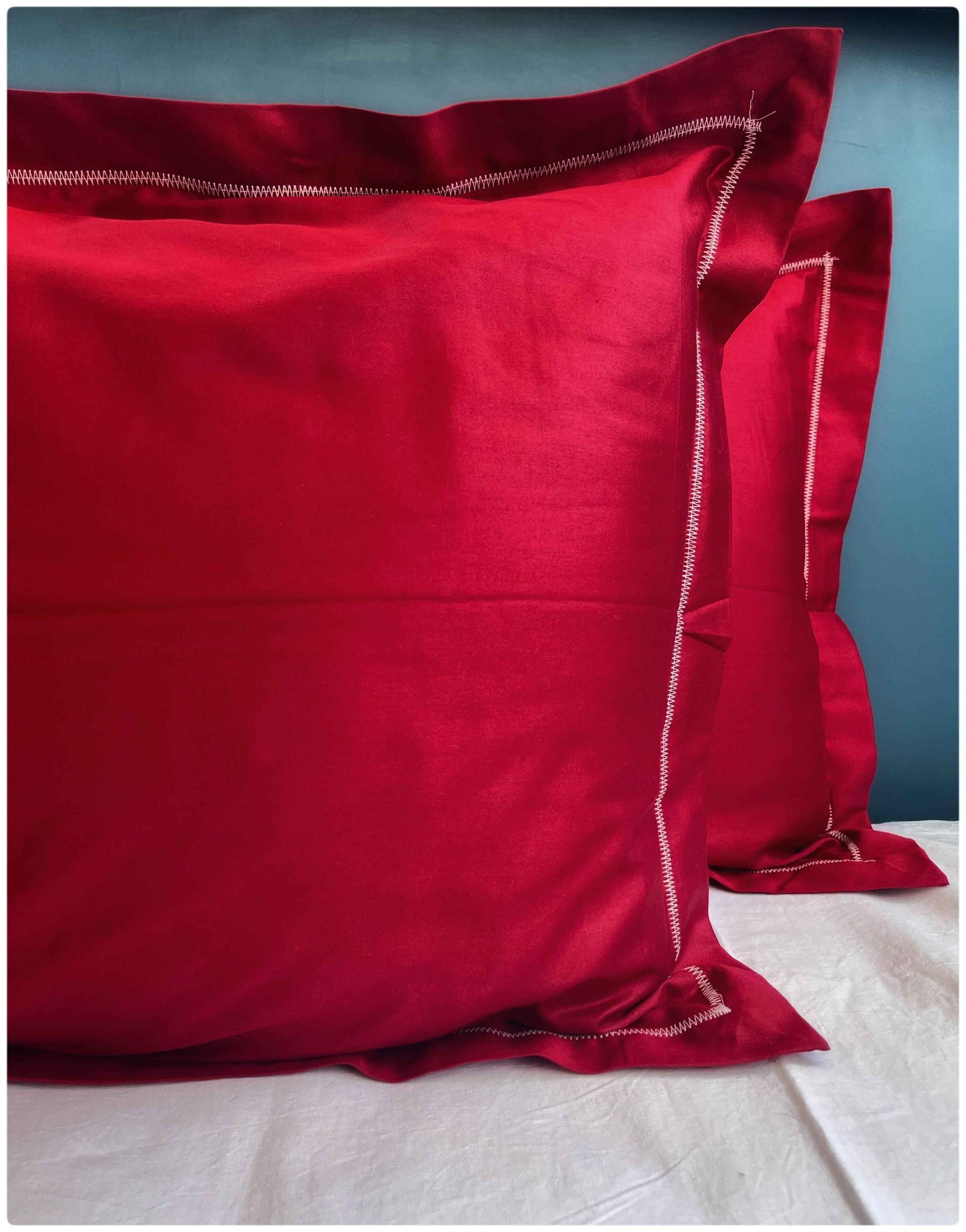 DECASO Pillow Covers - Maroon