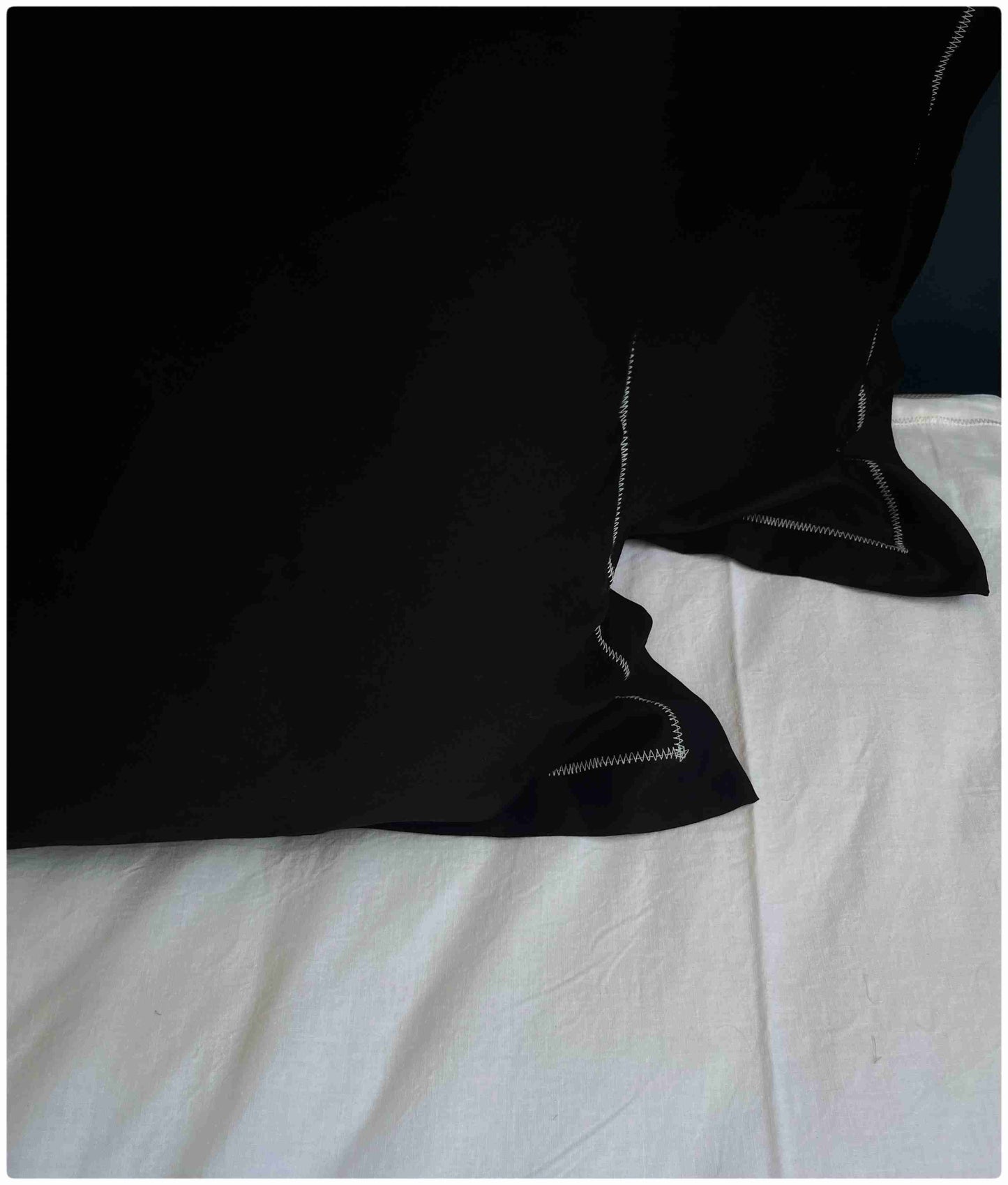 DECASO Pillow Covers - Black