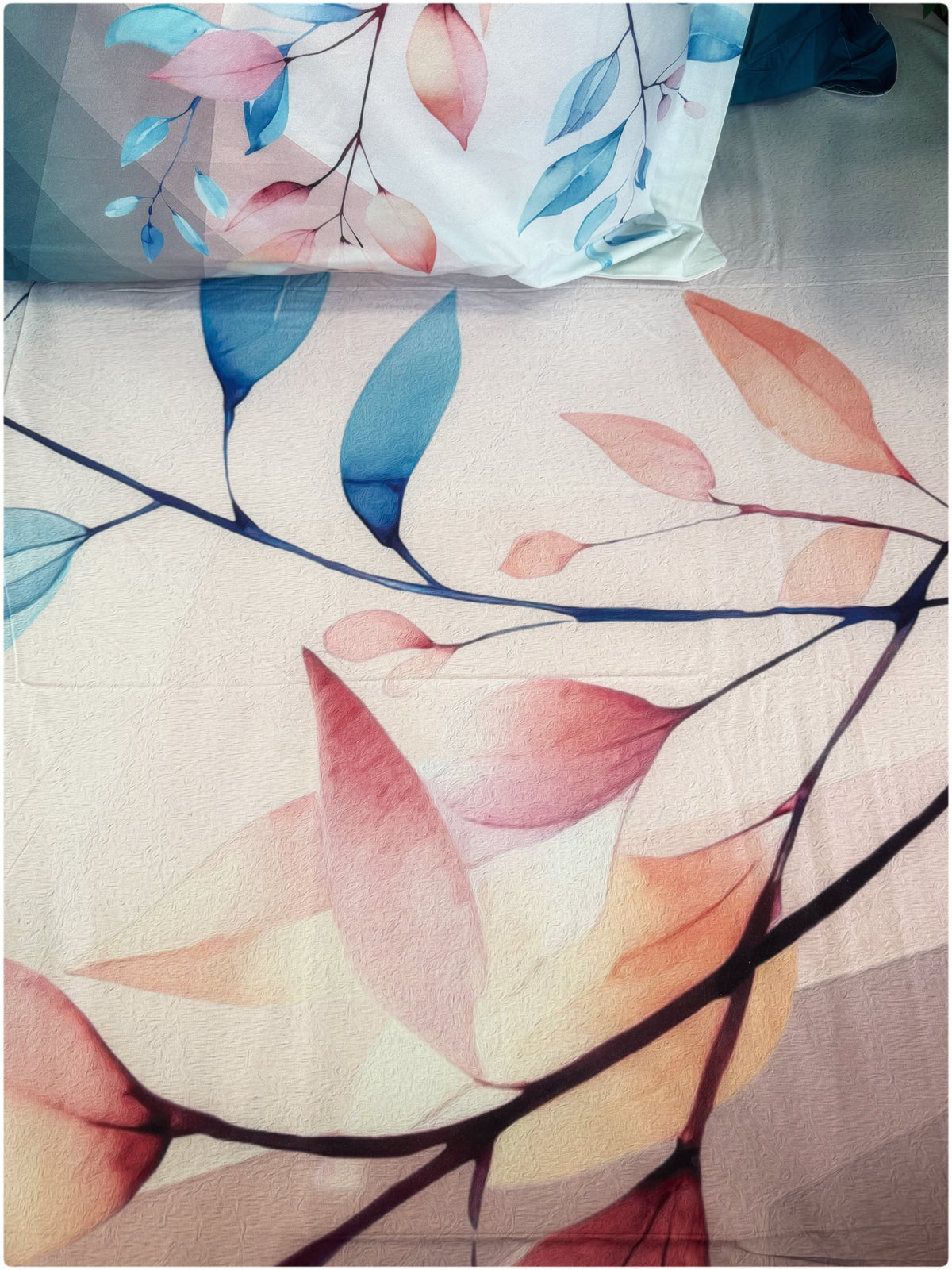 Multicolor Floral Super King Bedsheet