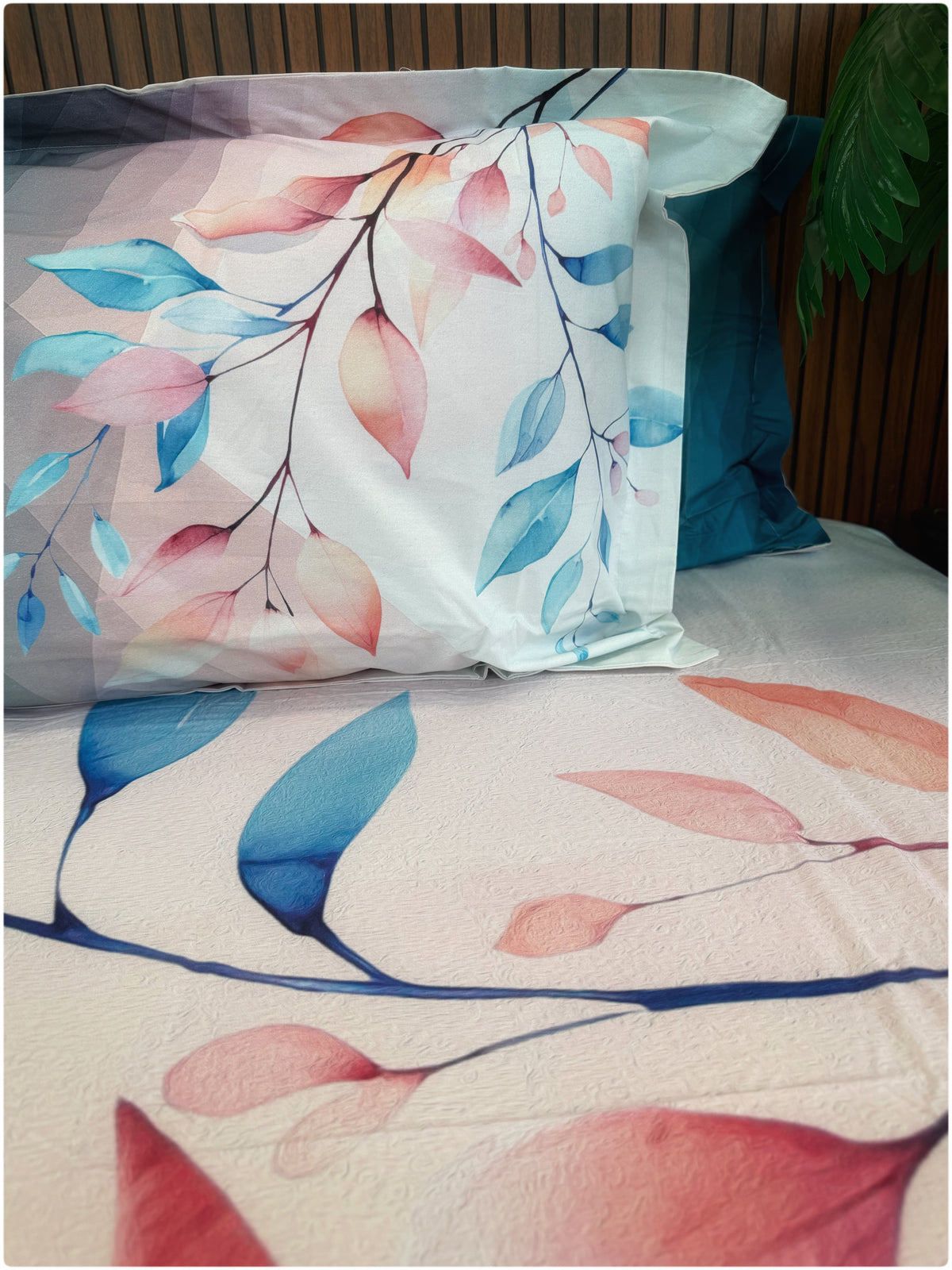 Multicolor Floral Super King Bedsheet