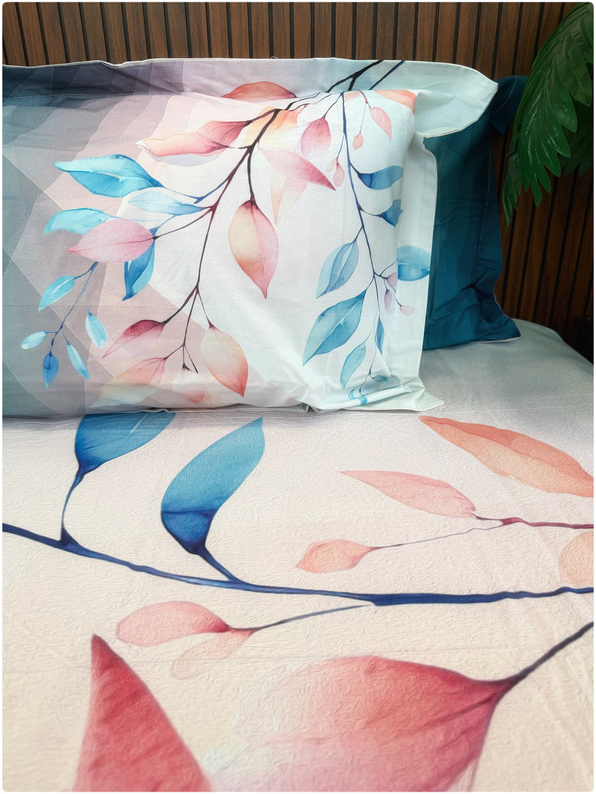 Multicolor Floral Super King Bedsheet