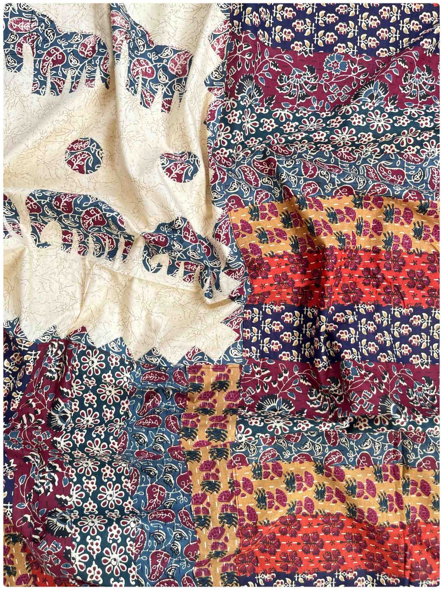 Decaso Ethnic - Marine & Maroon