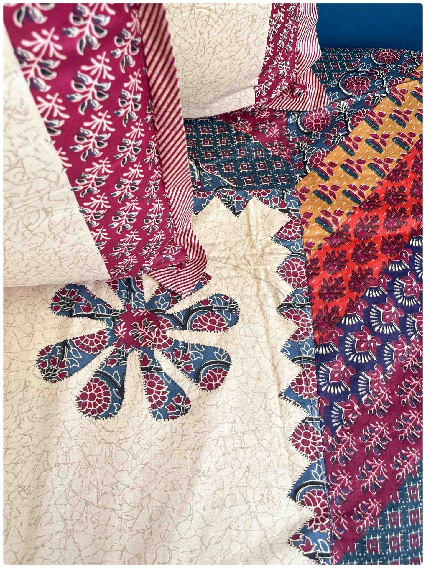 Decaso Ethnic - Navy & Maroon