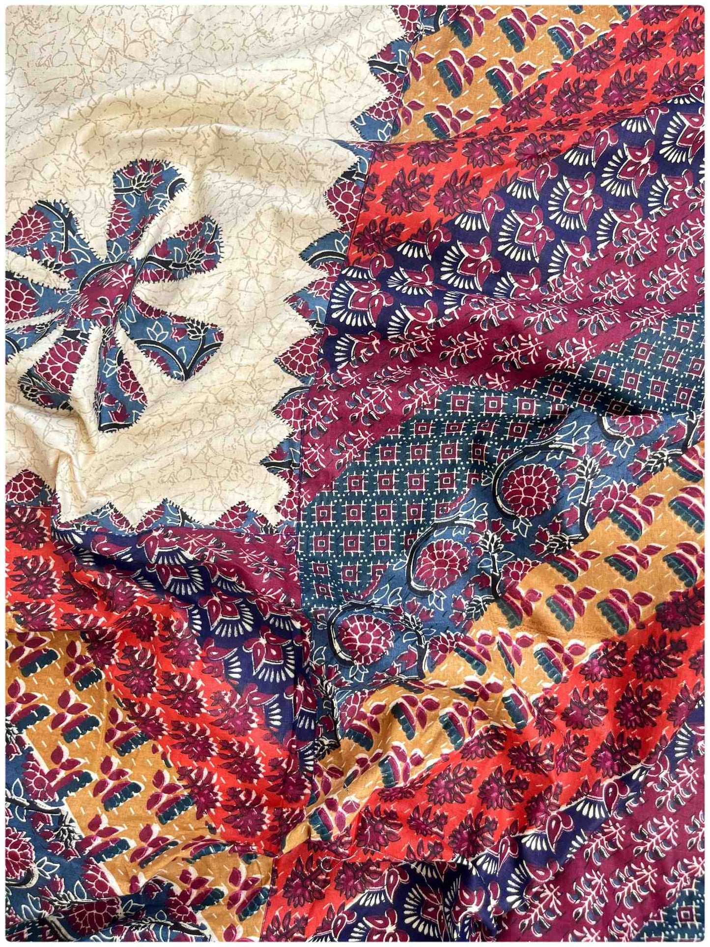 Decaso Ethnic - Navy & Maroon