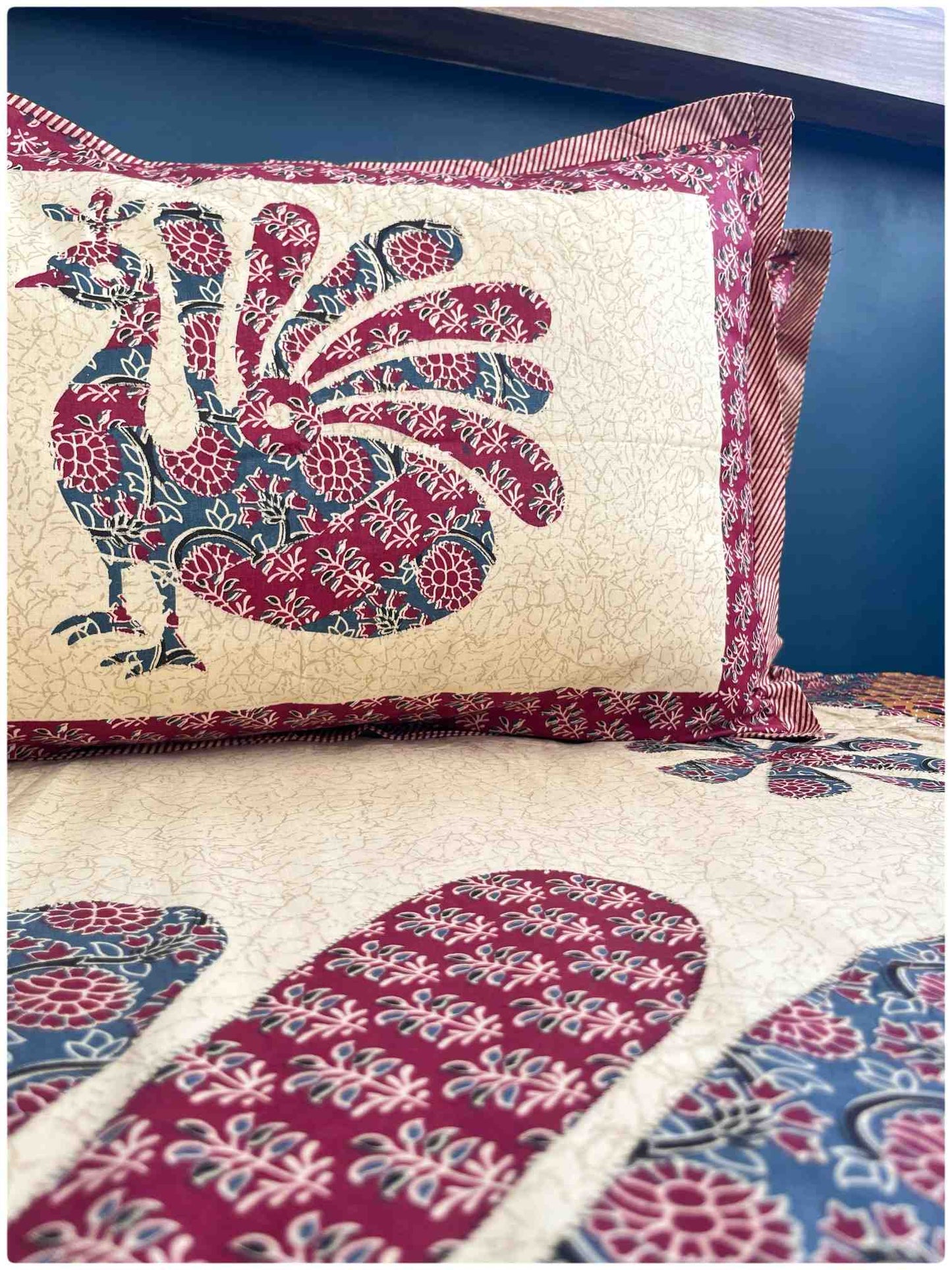Decaso Ethnic - Navy & Maroon